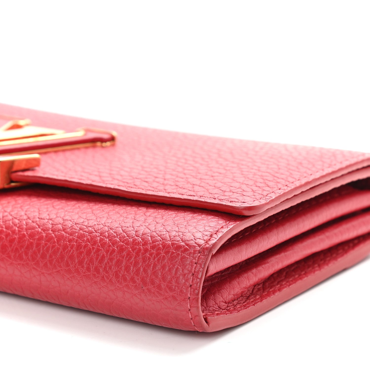Louis Vuitton Taurillon Capucines Wallet Rubis 8 of 9