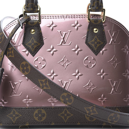 Louis Vuitton Vernis Epi Monogram Alma BB Rose Pale 8 of 10