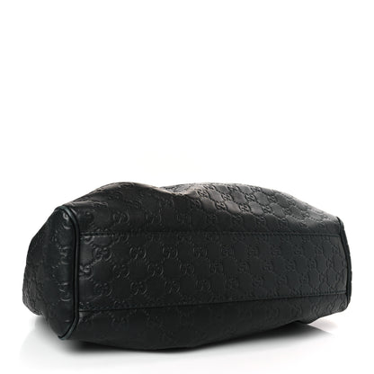 Gucci Guccissima Medium Sukey Tote Black 4 of 9