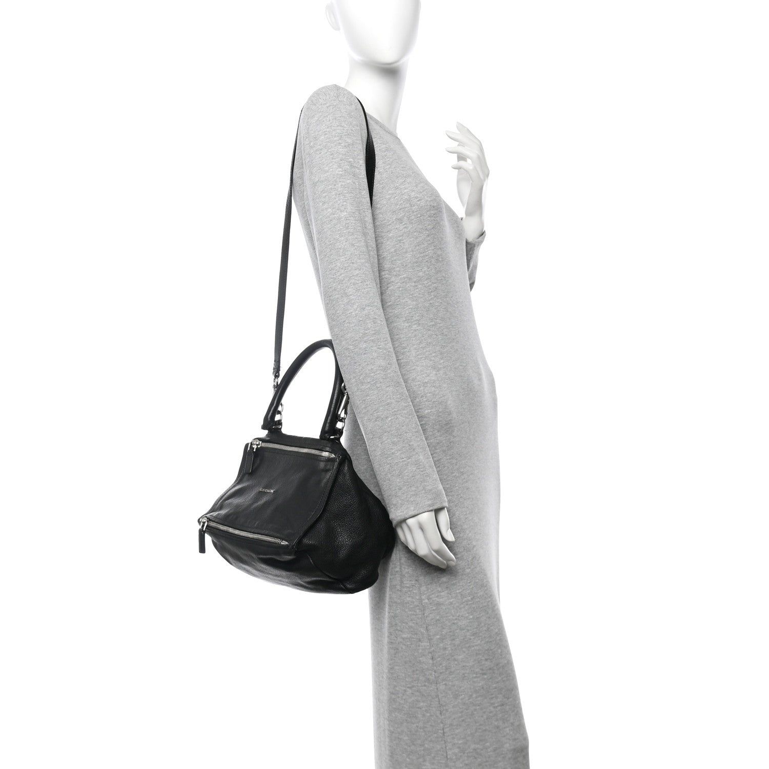 Givenchy Sugar Goatskin Small Pandora Black 2 of 14