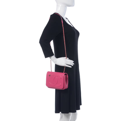 Chanel Lambskin CC Mania Flap Bag Pink 2 of 11
