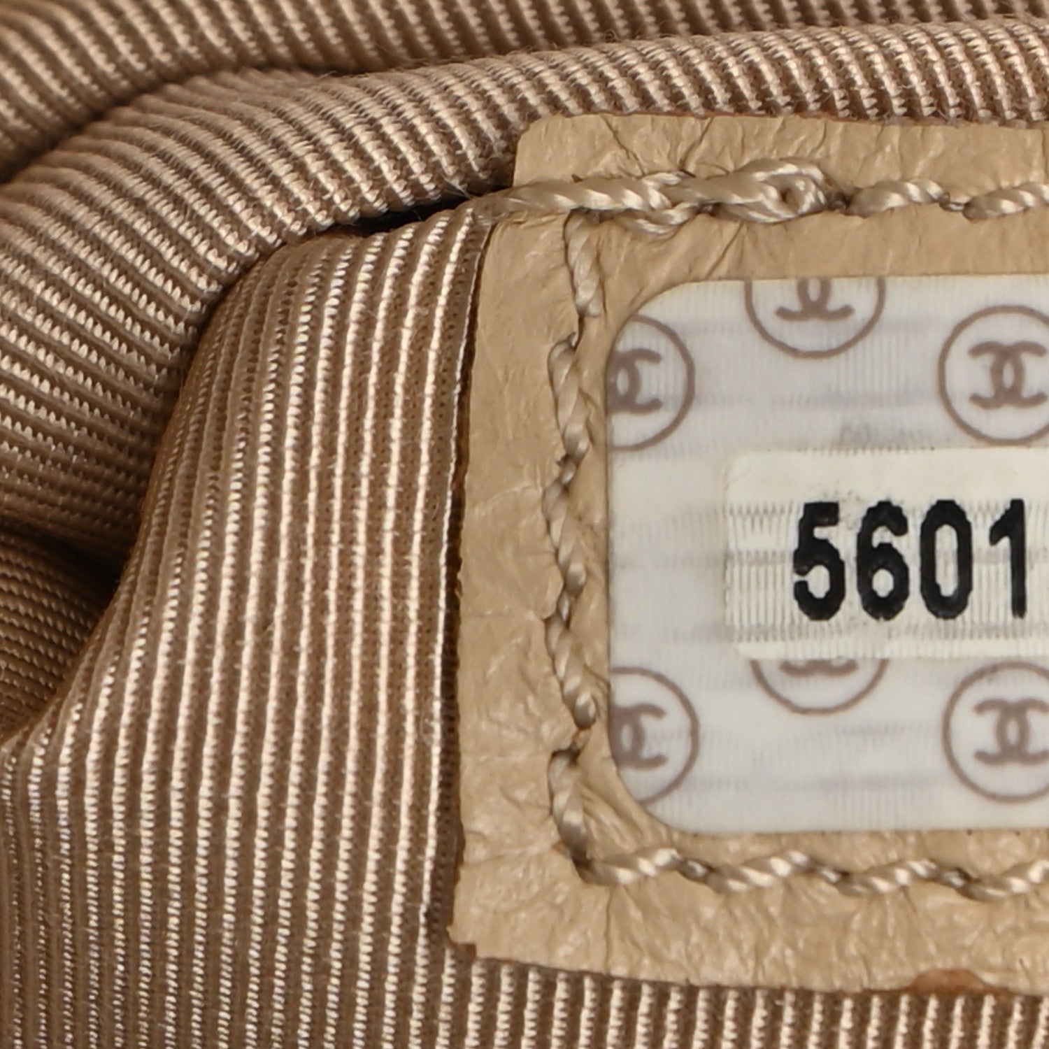 Chanel Caviar Tortoise CC Backpack Beige 6 of 13