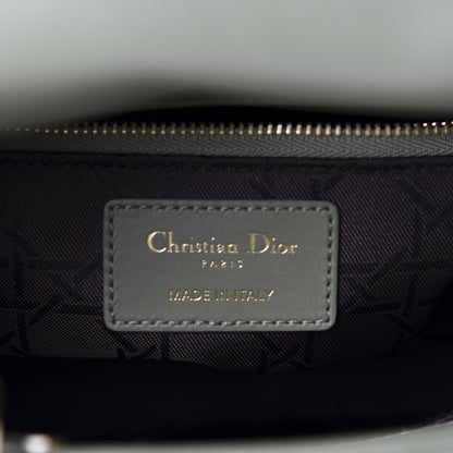 Christian Dior Lambskin Cannage Small My ABCDior Lady Dior Army Green 8 of 10