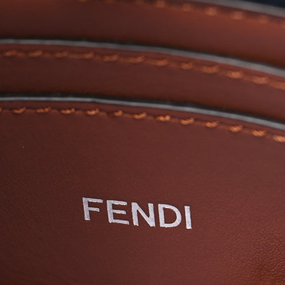 Fendi Cuoio Romano Vitello Cover Bi-Color Peekaboo I See U X Cross Satchel Navy 7 of 11