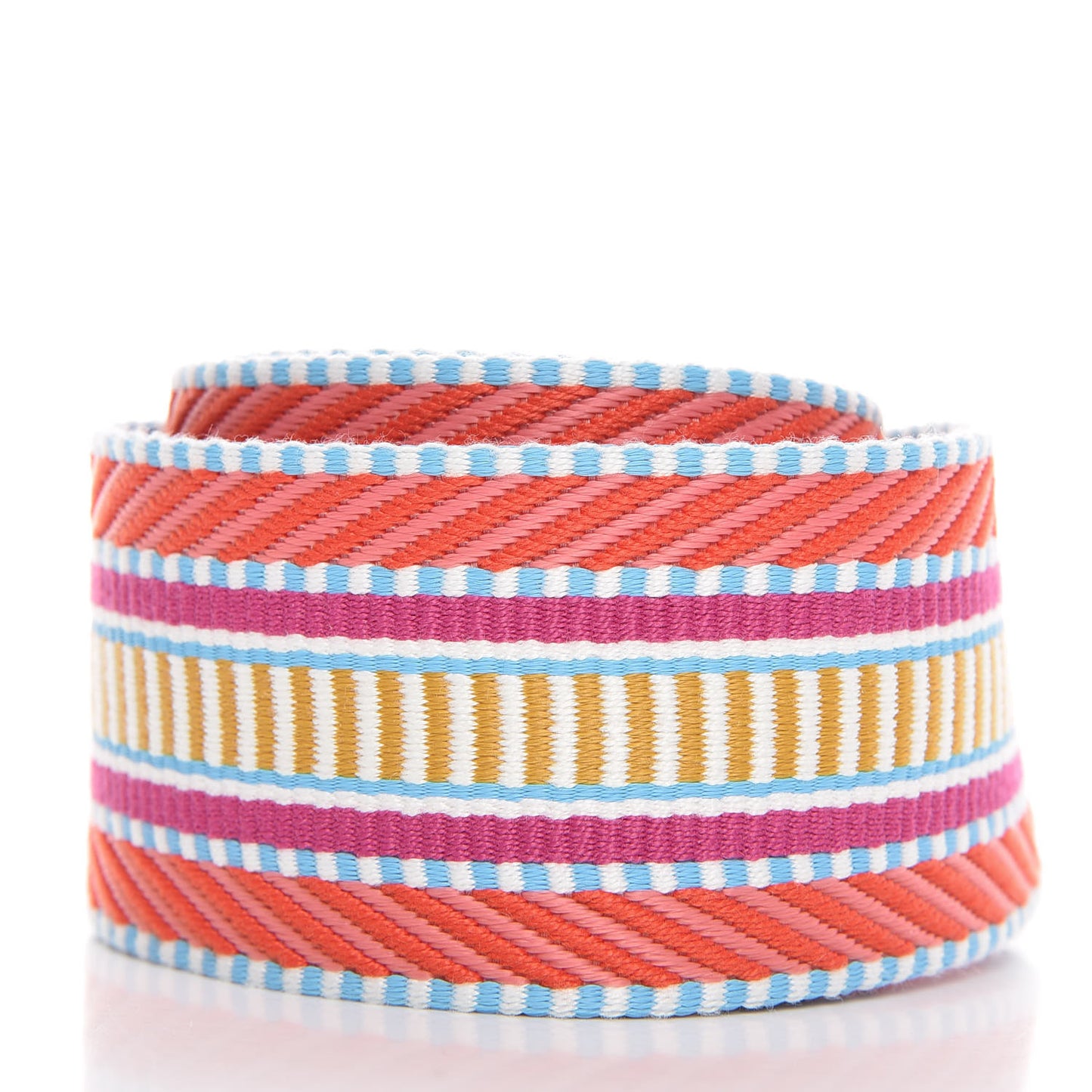 Toile Swift 50mm Sangle Cavale Shoulder Strap Capucine Magnolia Gold