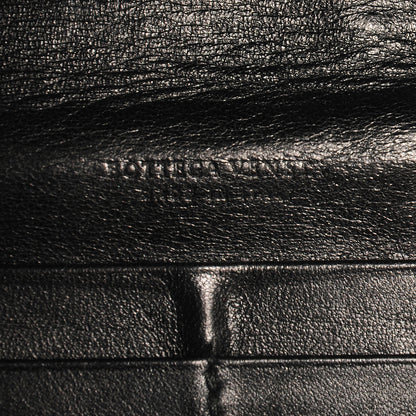 Bottega Veneta Nappa Intrecciato Double Zip Clutch Wallet Nero Black 4 of 6