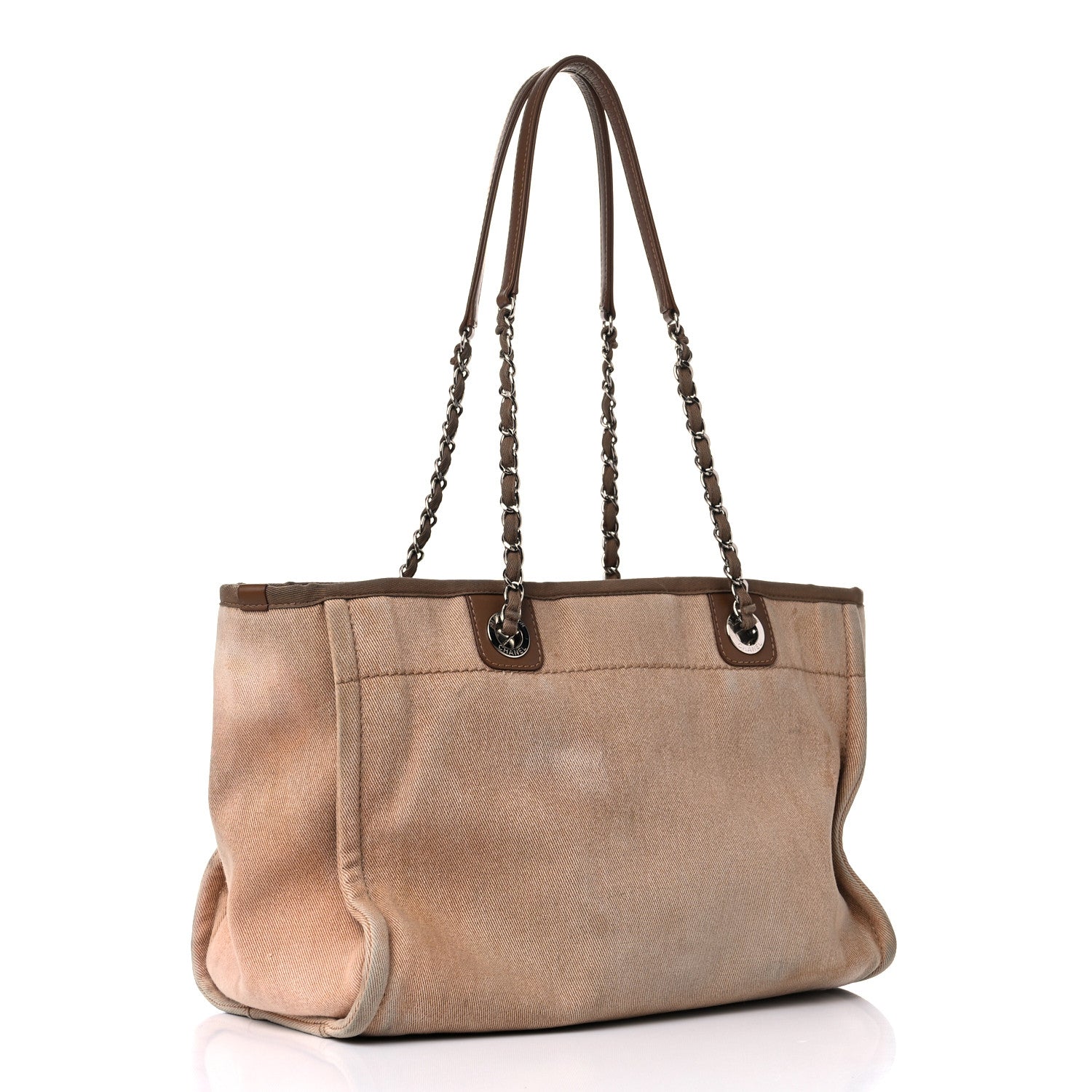 Chanel Canvas Sequin Small Deauville Tote Ecru 2 of 31
