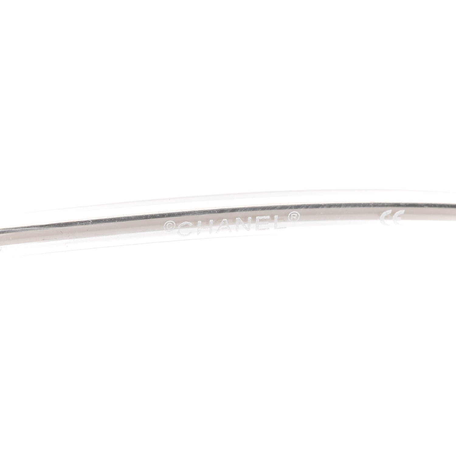 Chanel Pearl Round Sunglasses 03526 Silver 5 of 6