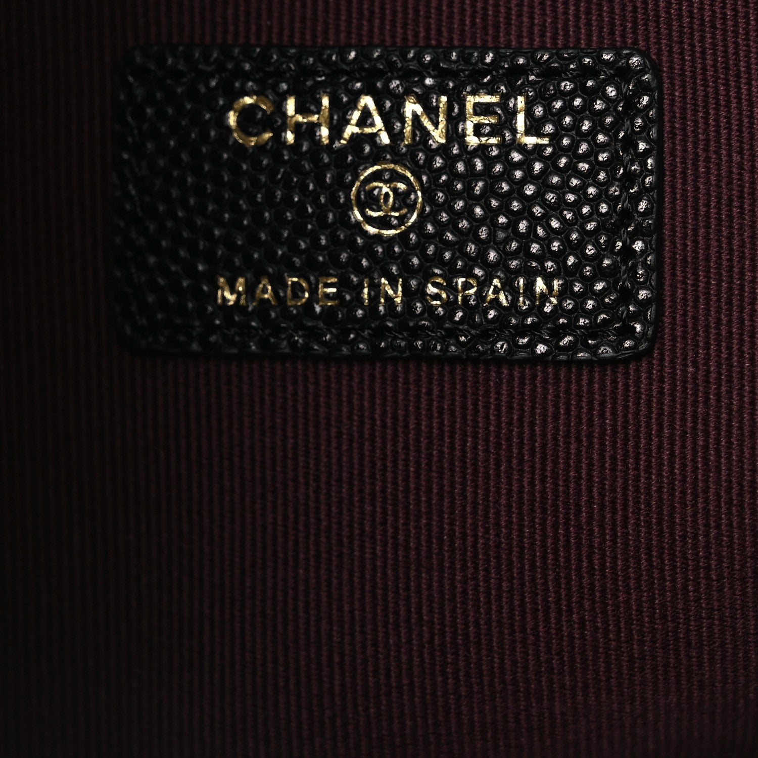 Chanel Caviar Quilted Medium Cosmetic Case Black 6 of 8