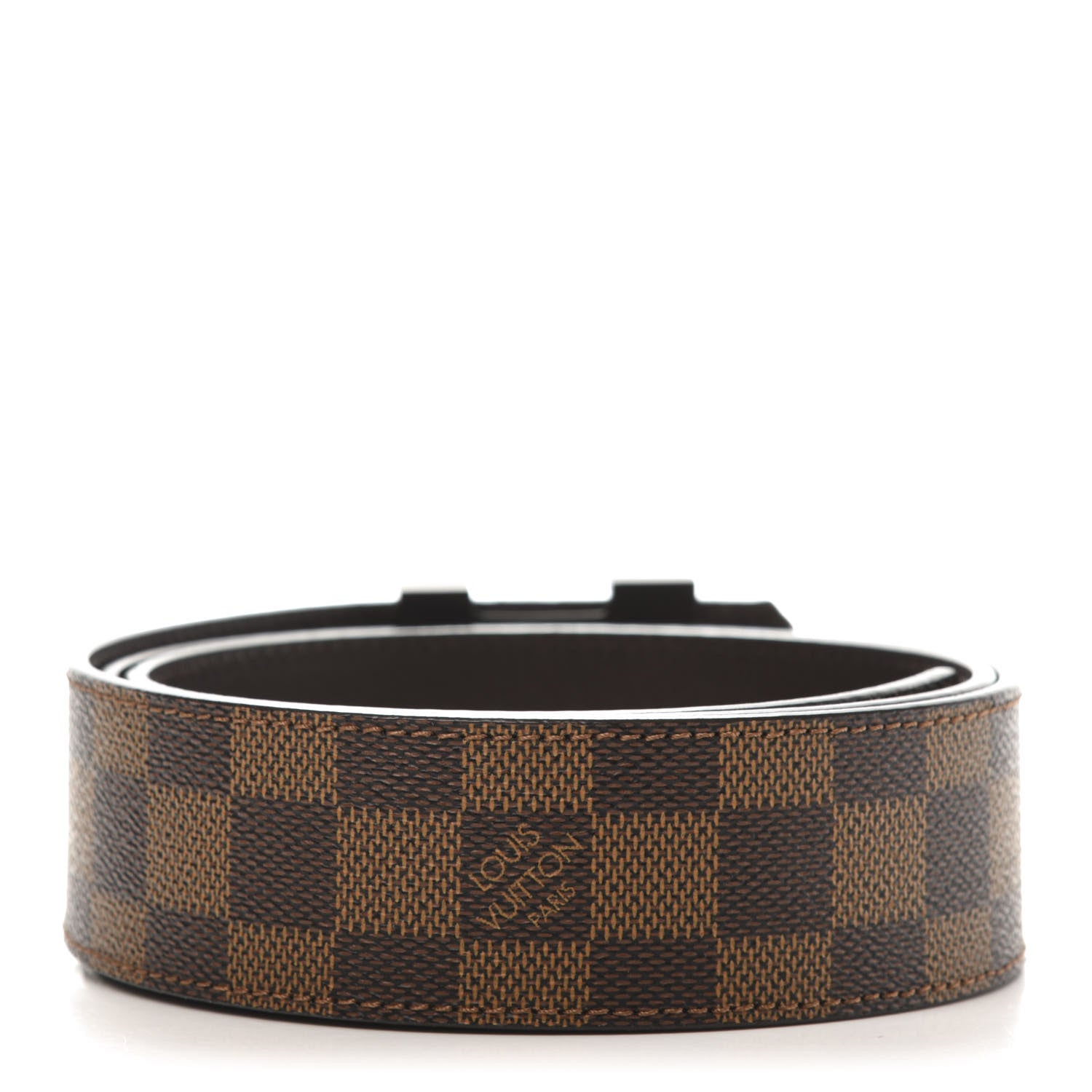 Louis Vuitton Damier Ebene 40mm LV Initiales Belt 95 38 2 of 8