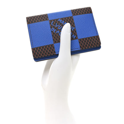 Louis Vuitton Damier Pop Pocket Organizer Blue 2 of 7