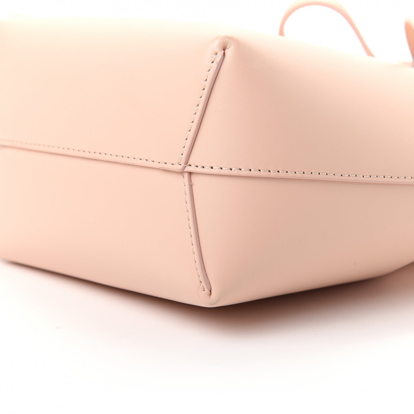 Calfskin Mini Mini Bucket Bag Rosa