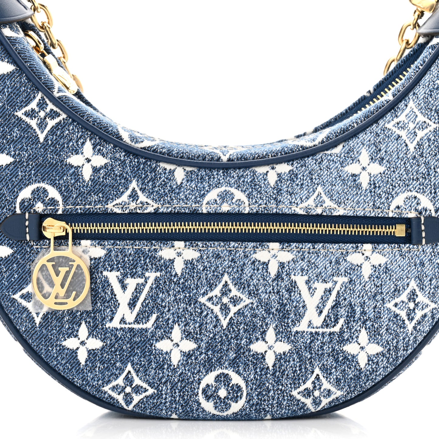Monogram Jacquard Denim Loop Bleu