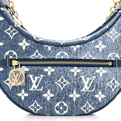 Louis Vuitton Monogram Jacquard Denim Loop Bleu 9 of 9