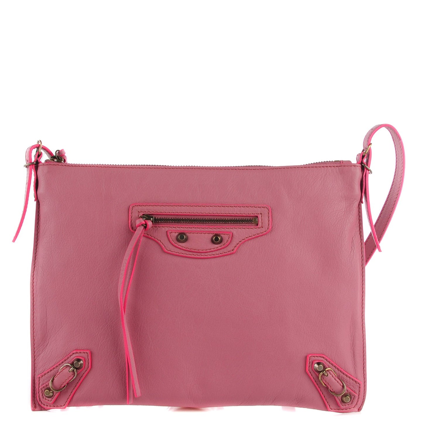 Calfskin Papier Highlight Neo Crossbody Rose Anglaise