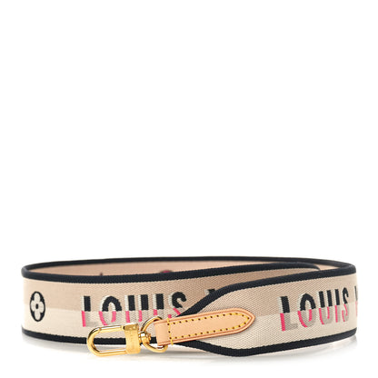 Louis Vuitton Jacquard Speedy Bandouliere 20 Shoulder Strap Black 1 of 3