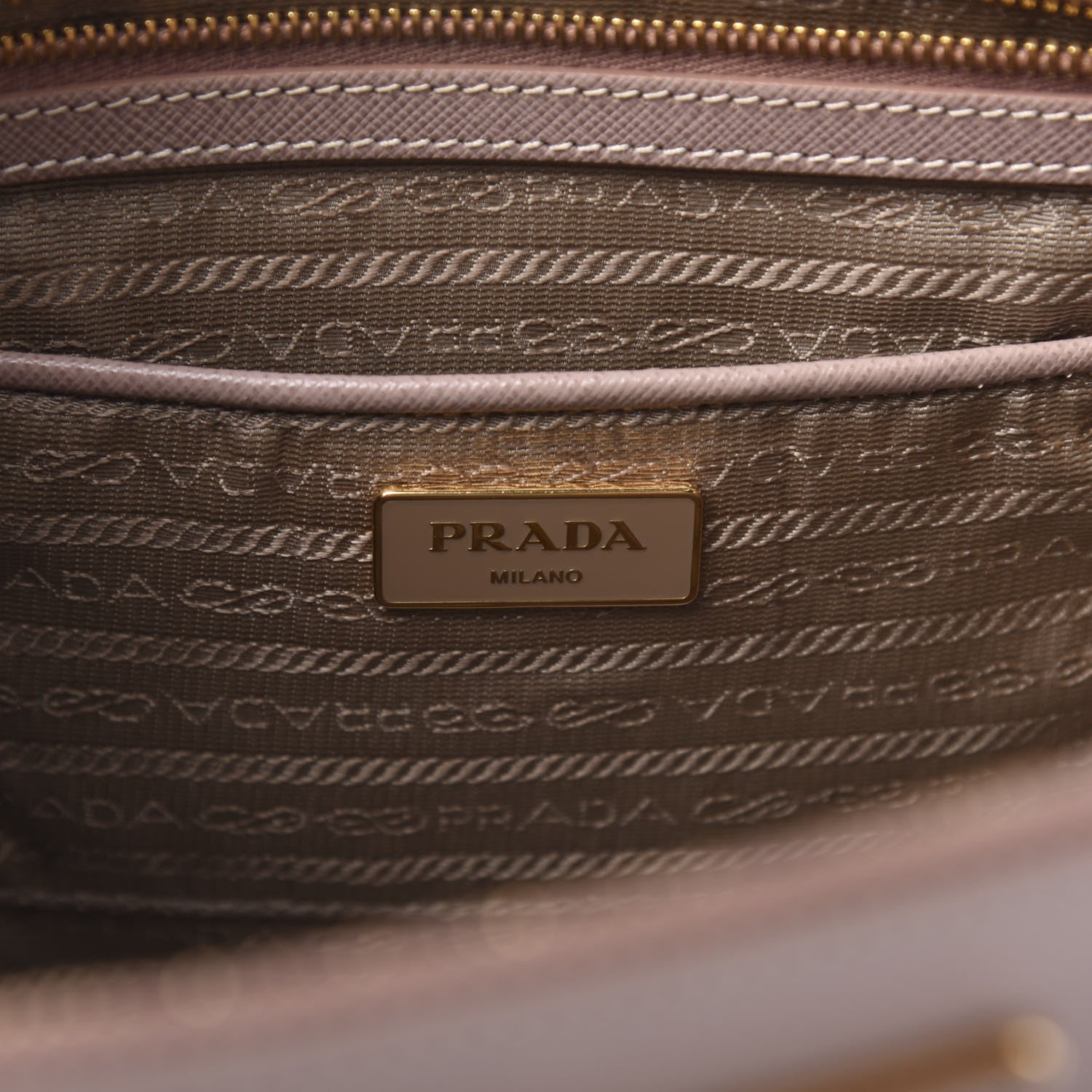 Prada Saffiano Medium Galleria Double Zip Tote Cammeo 8 of 12