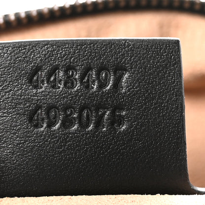 Gucci Calfskin Matelasse Small GG Marmont Shoulder Bag Black 7 of 10