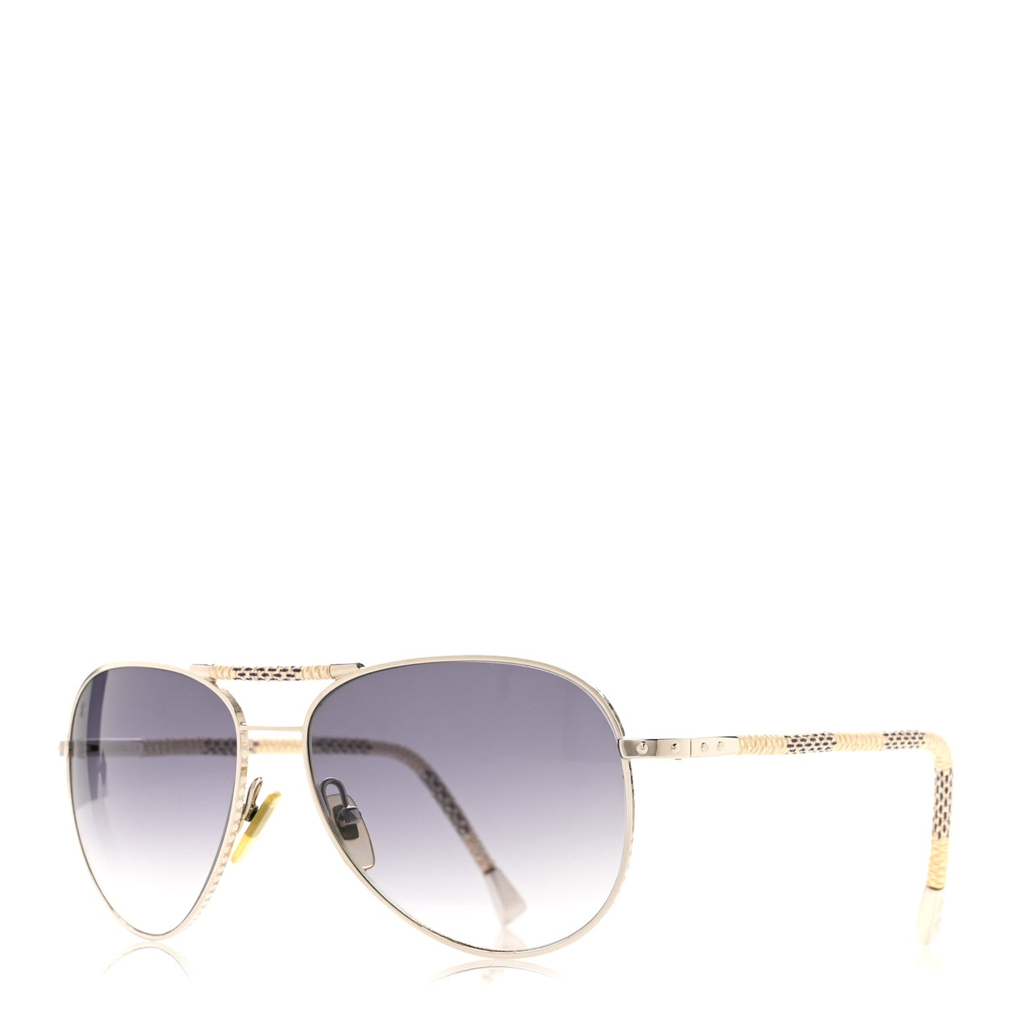 Damier Azur Conspiration Pilote Aviator Sunglasses Z0203U