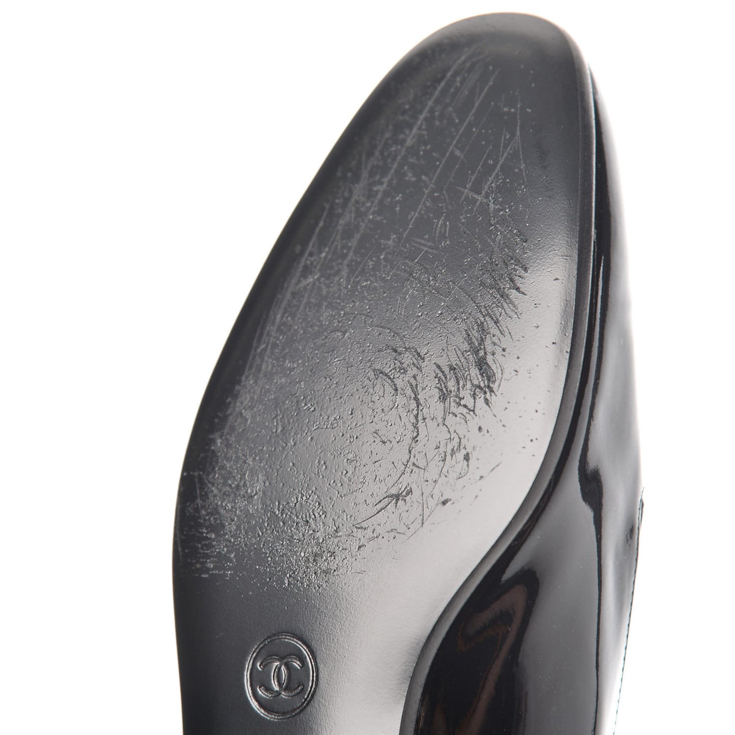 Patent CC Mocassin Loafers 38 Black