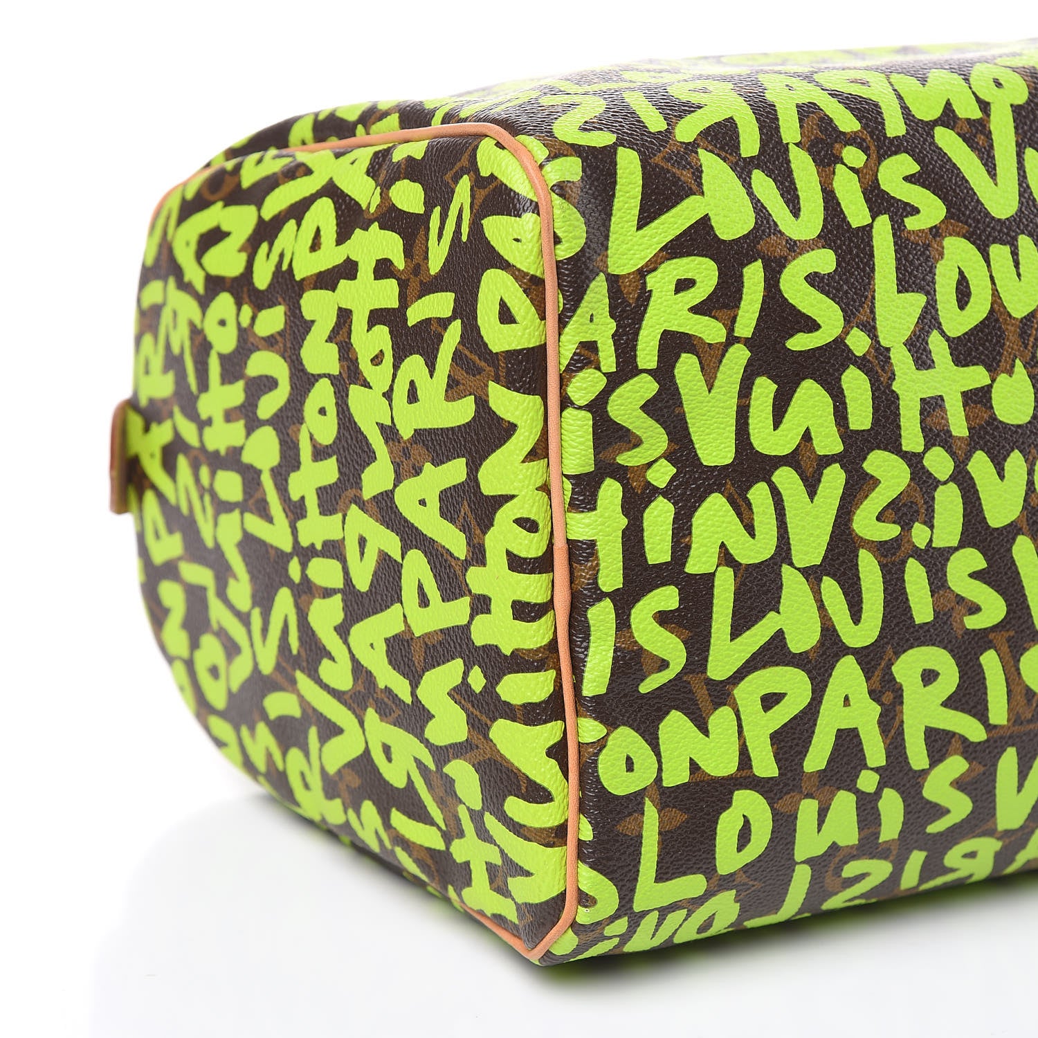 Louis Vuitton Monogram Graffiti Speedy 30 Green 8 of 14