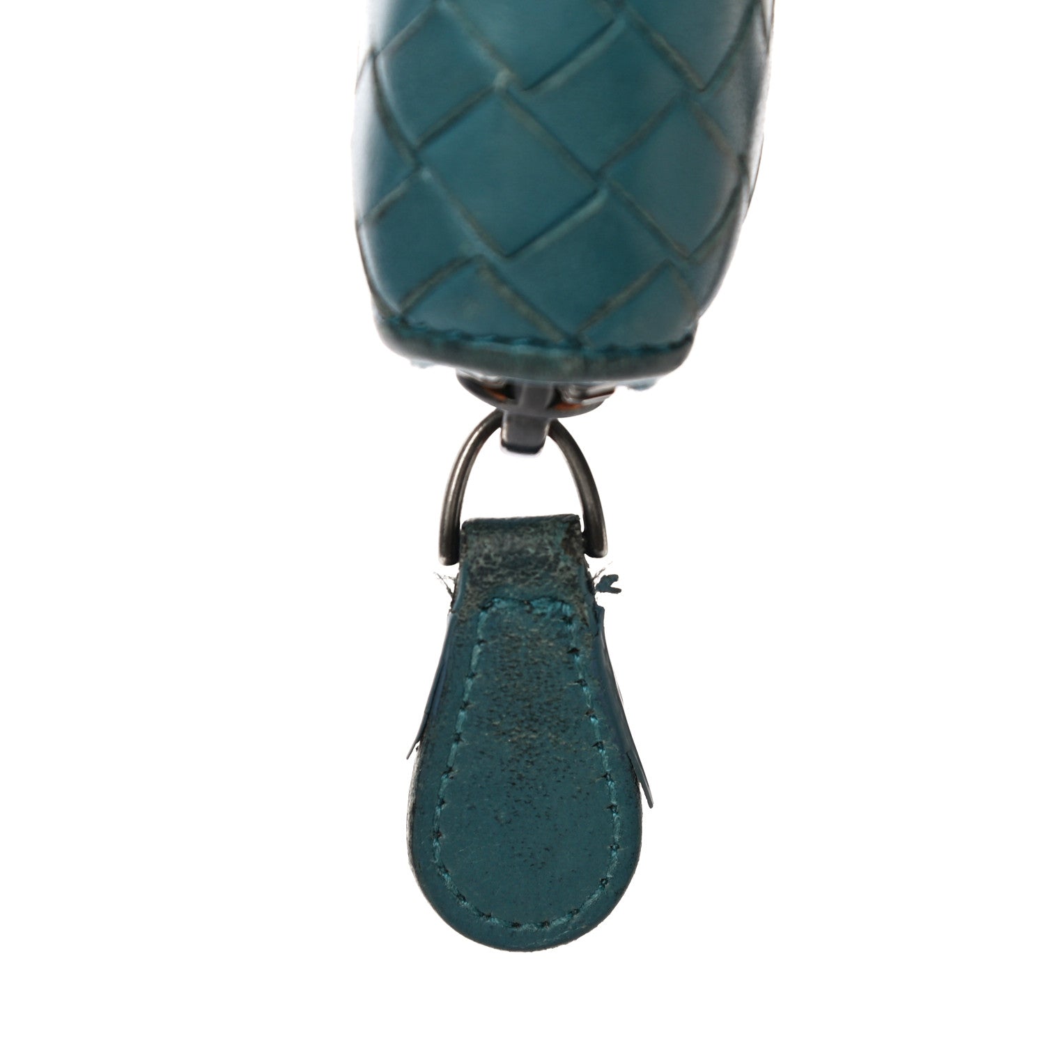 Bottega Veneta Nappa Intrecciato Zip Around Coin Purse Lagoon 21 of 22
