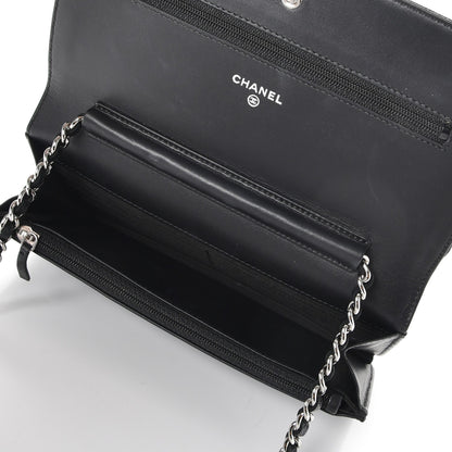Chanel Caviar Timeless CC Wallet On Chain WOC Black 5 of 12