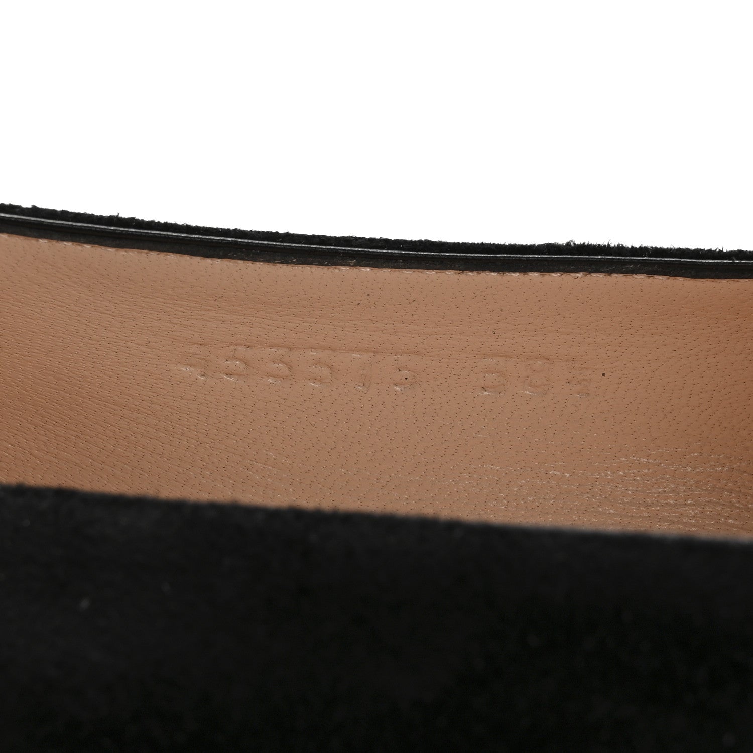 Gucci Kid Scamosciato GG Marmont Fringe Flats 38.5 Black 9 of 12