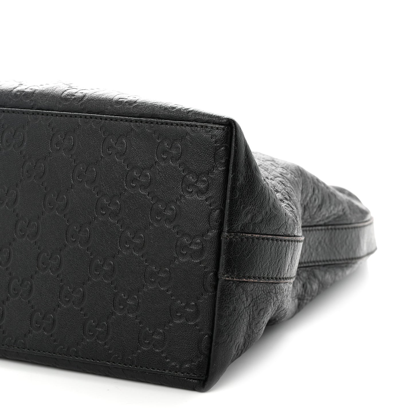 Guccissima Monogram Hobo Black