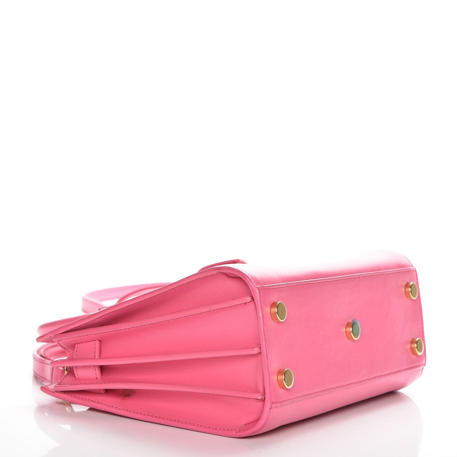 Saint Laurent Calfskin Nano Sac De Jour Lipstick Fuchsia 6 of 12