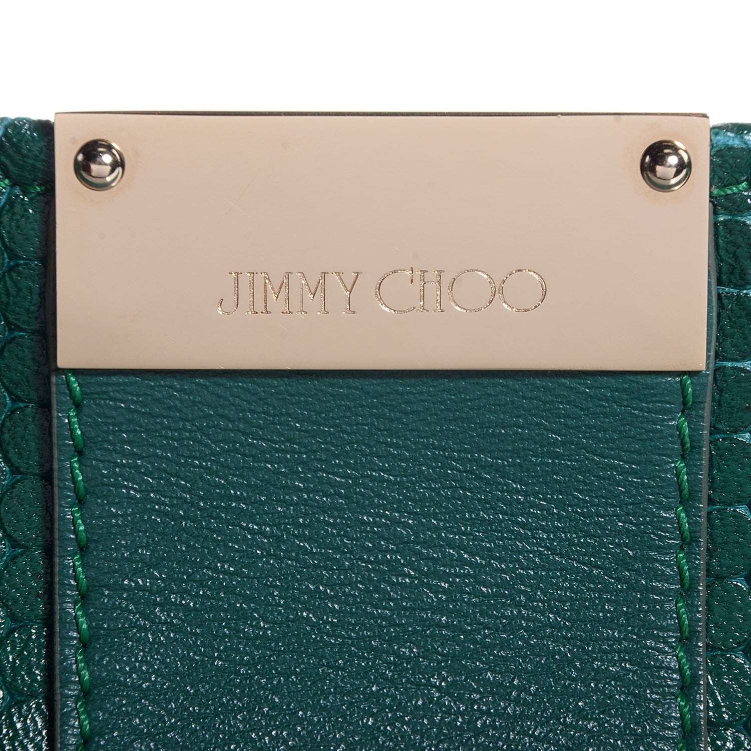 Jimmy Choo Leather Oversized Zulu Clutch 9 of 9