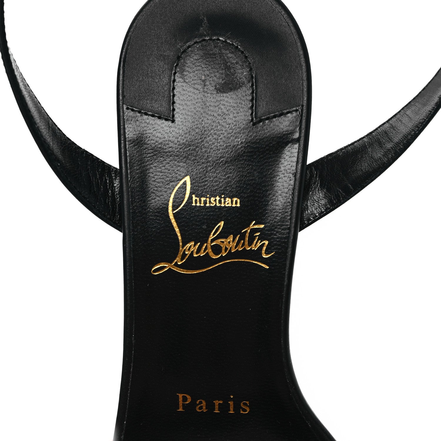 Christian Louboutin Calfskin Mascasandal 85 Sandals 36 Black 7 of 7