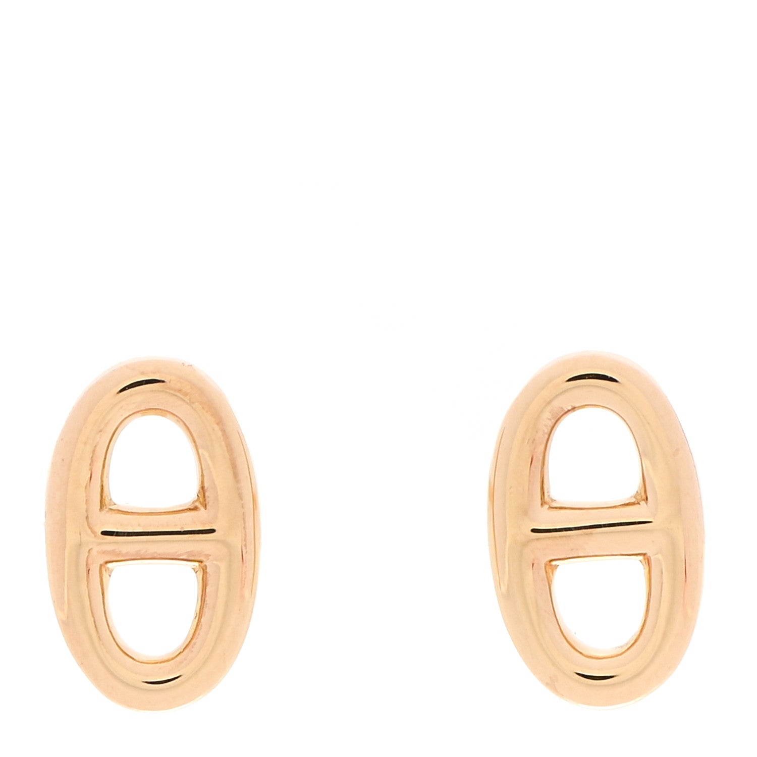 Hermes 18K Rose Gold TPM Farandole Stud Earrings 1 of 6