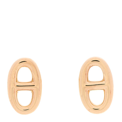 Hermes 18K Rose Gold TPM Farandole Stud Earrings 1 of 6