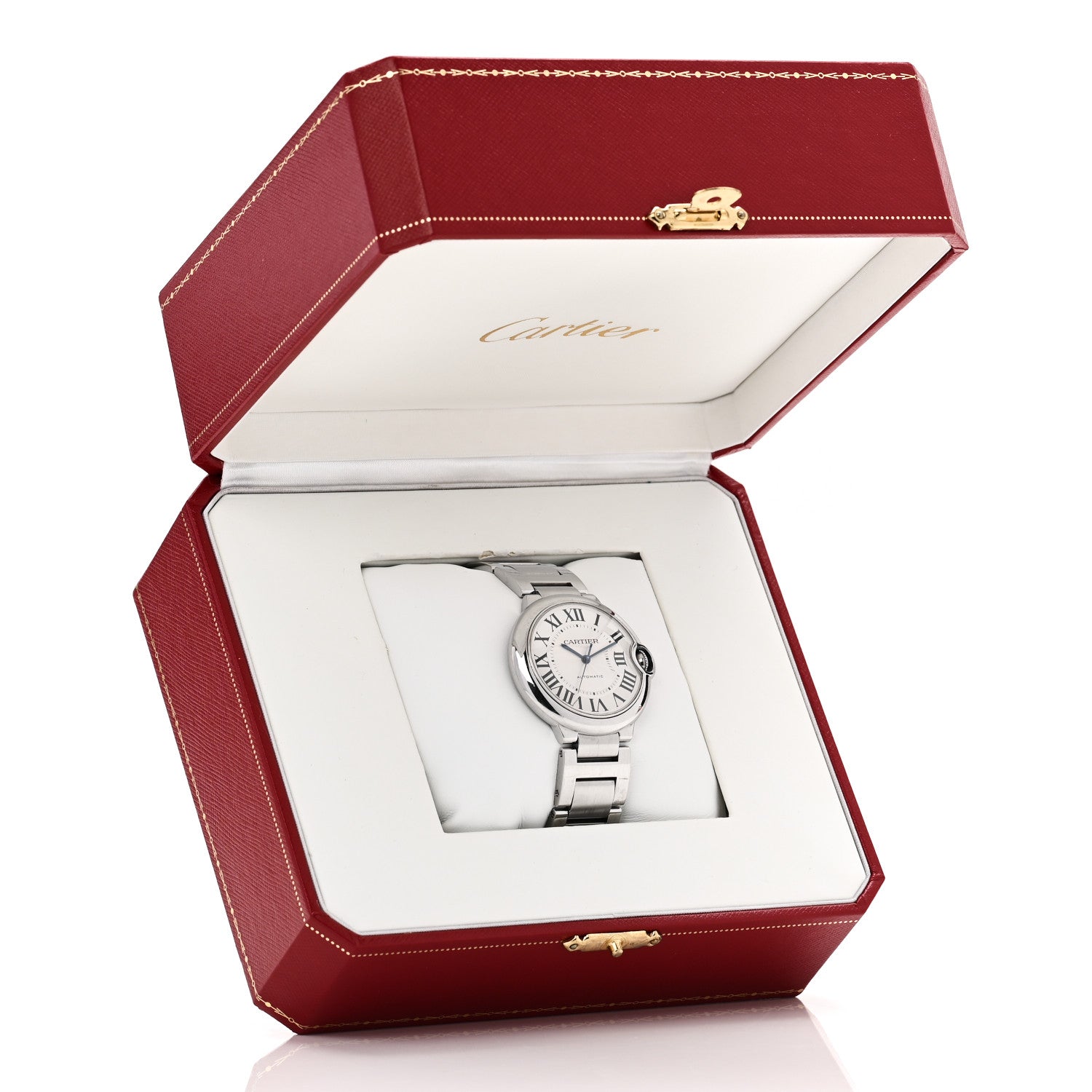 Cartier Stainless Steel 36mm Ballon Bleu De Cartier Automatic Watch 5 of 5