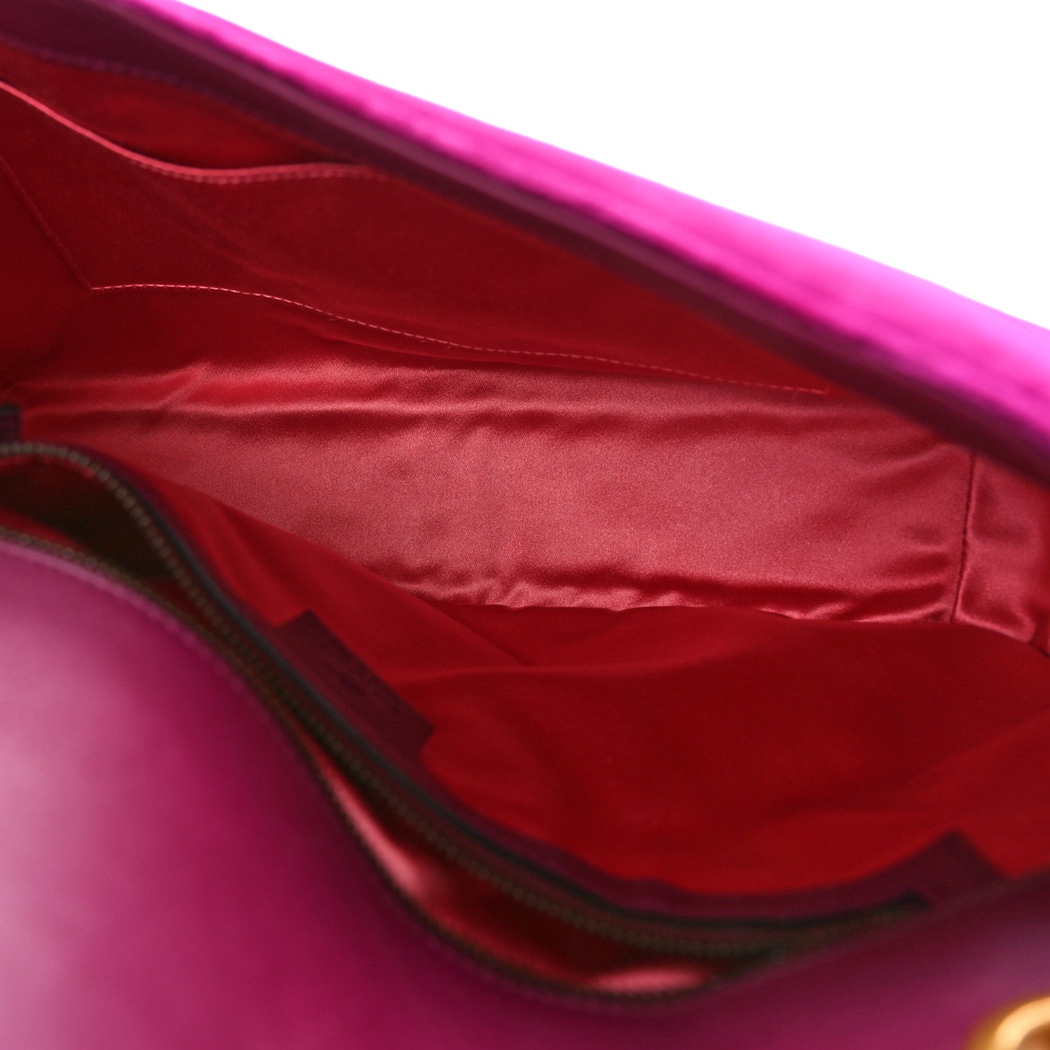 Gucci Velvet Matelasse Medium GG Marmont Shoulder Bag Fuchsia Violet Cyclamen 5 of 9