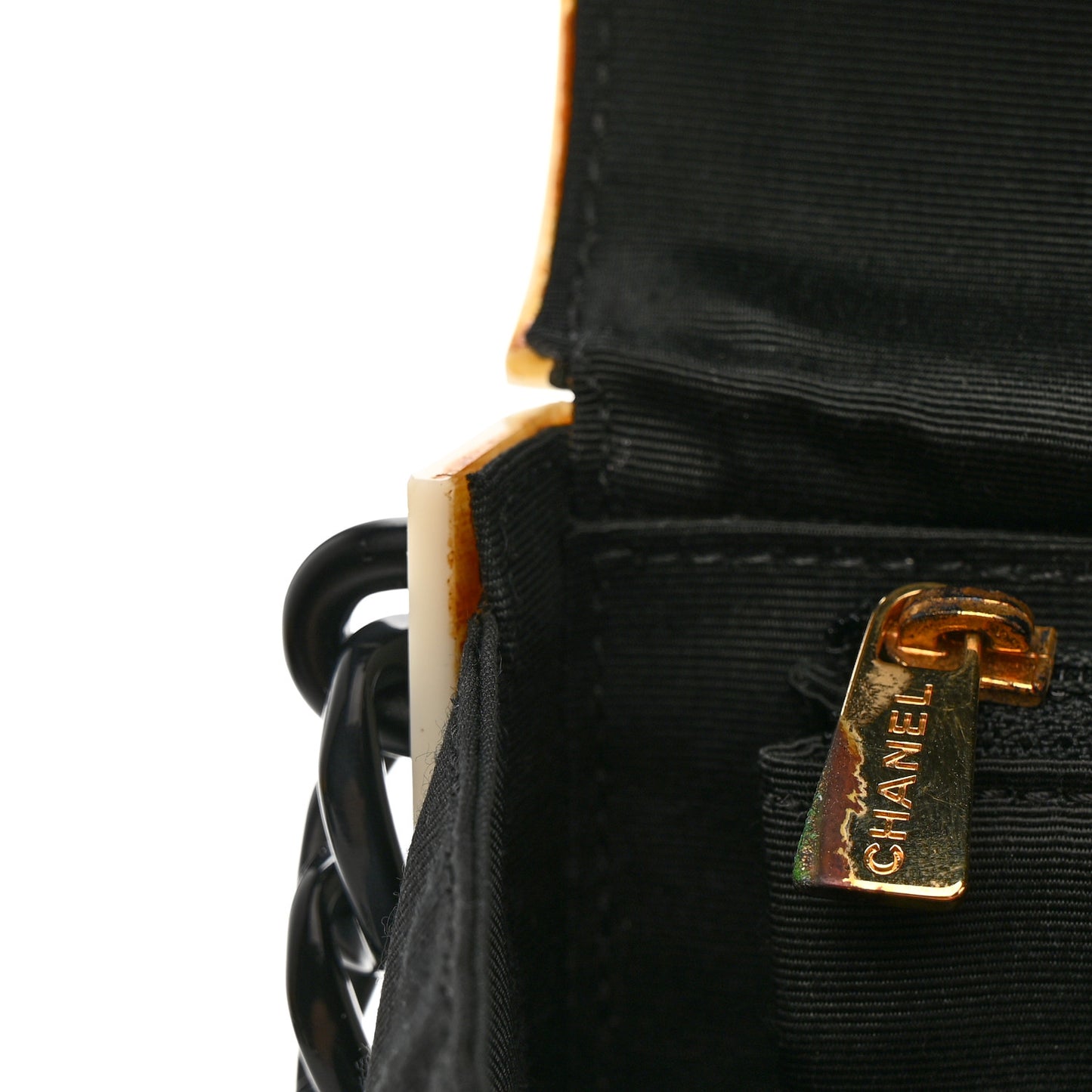 Acrylic Single Flap Black White