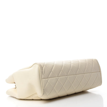 Chanel Caviar Quilted CC Tote Beige 4 of 12