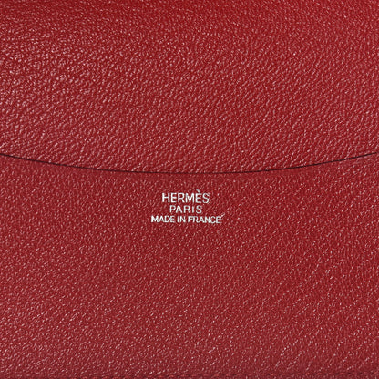 Hermes Chevre Mysore Bi-Color Grand Modele Agenda Cover Rouge H Rouge Casaque 6 of 8