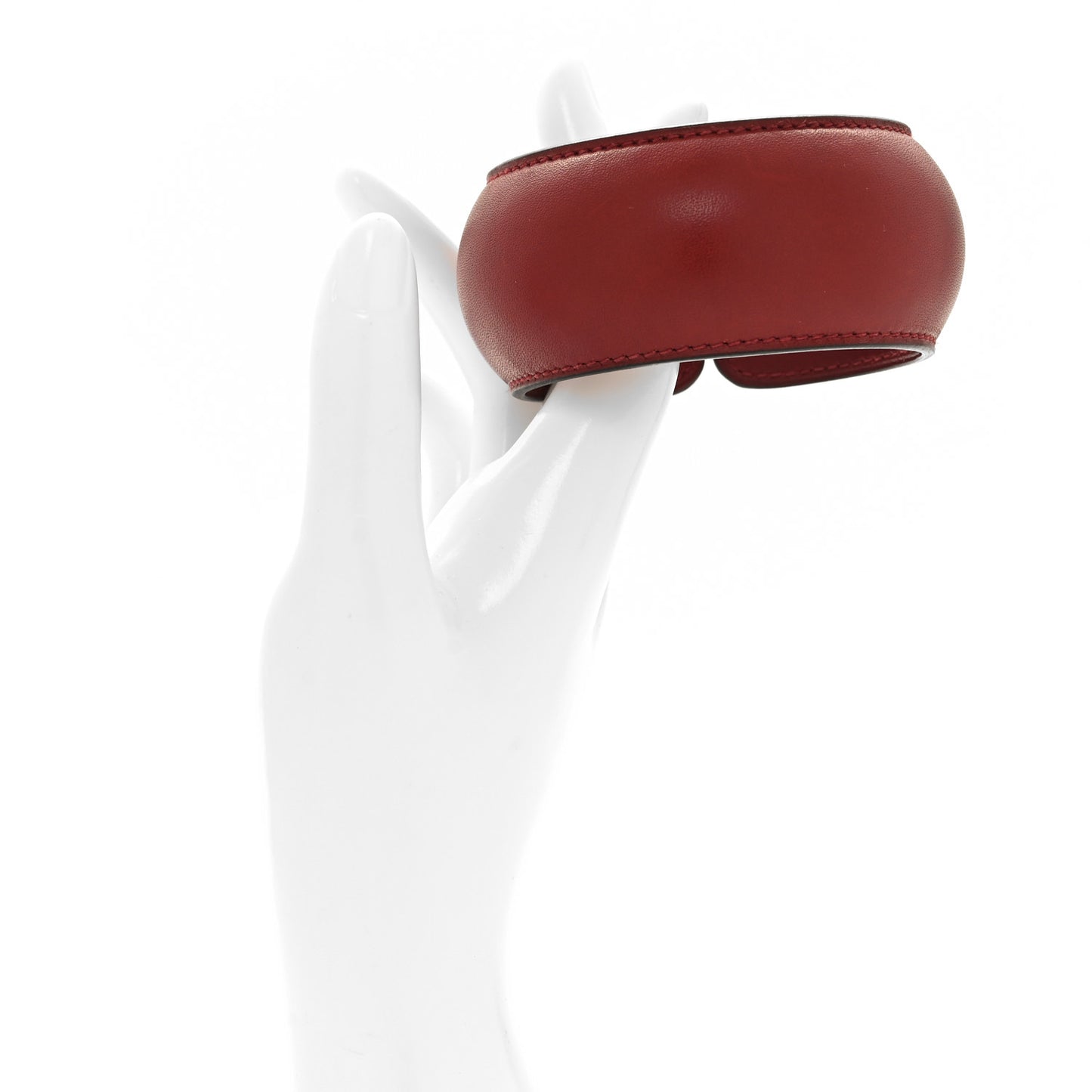 Tadelakt Astral Extra Large Bracelet Rouge Vif