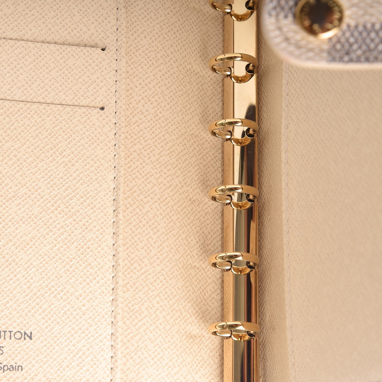 Damier Azur Small Ring Agenda Cover