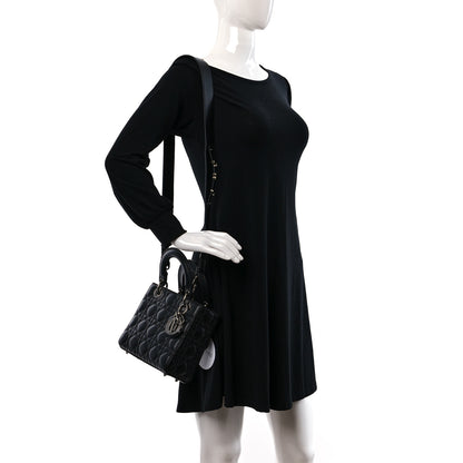 Christian Dior Lambskin Cannage Small My ABCDior Lady Dior Black 2 of 8