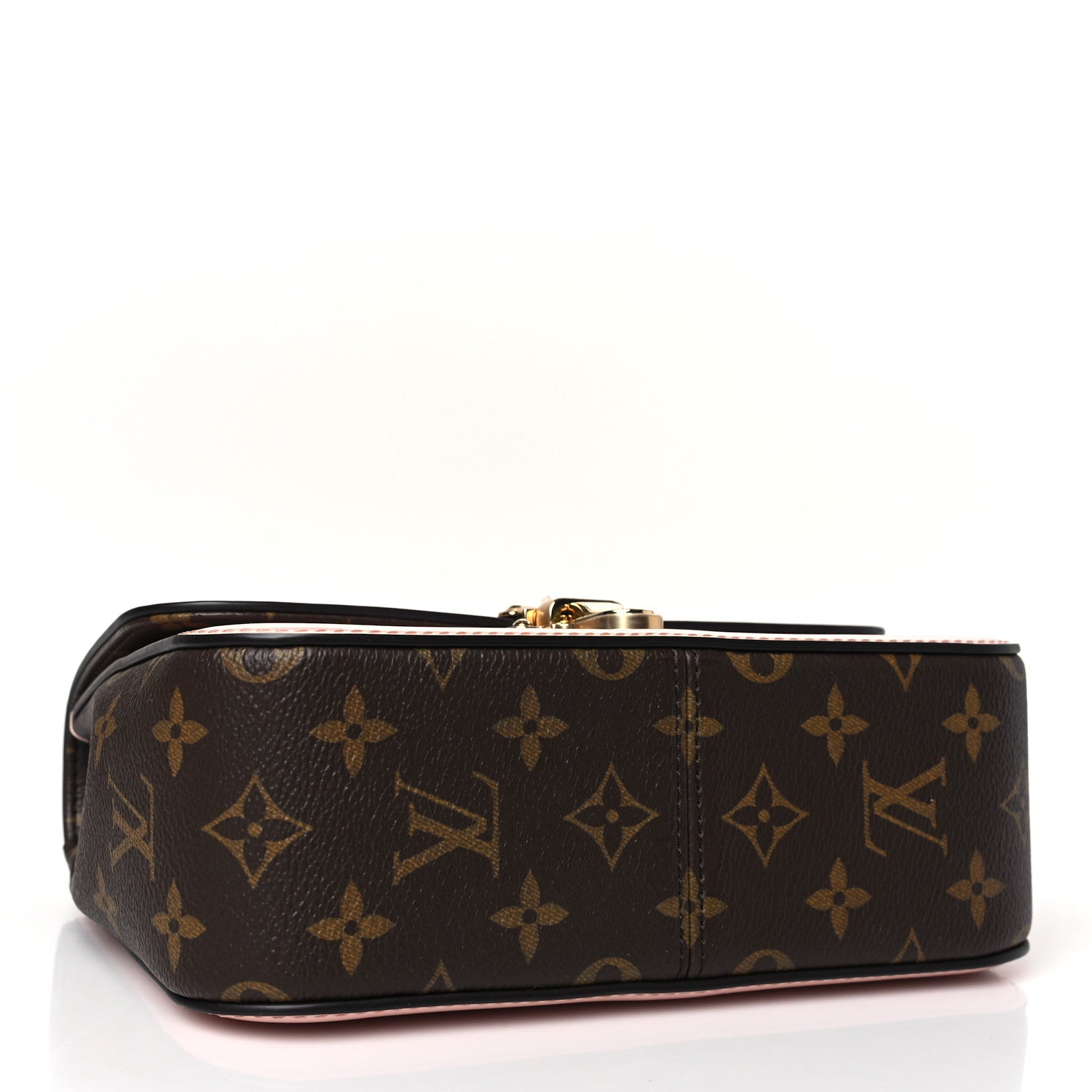 Louis Vuitton Patent Calfskin Monogram Cherrywood BB Rose Ballerine 4 of 8