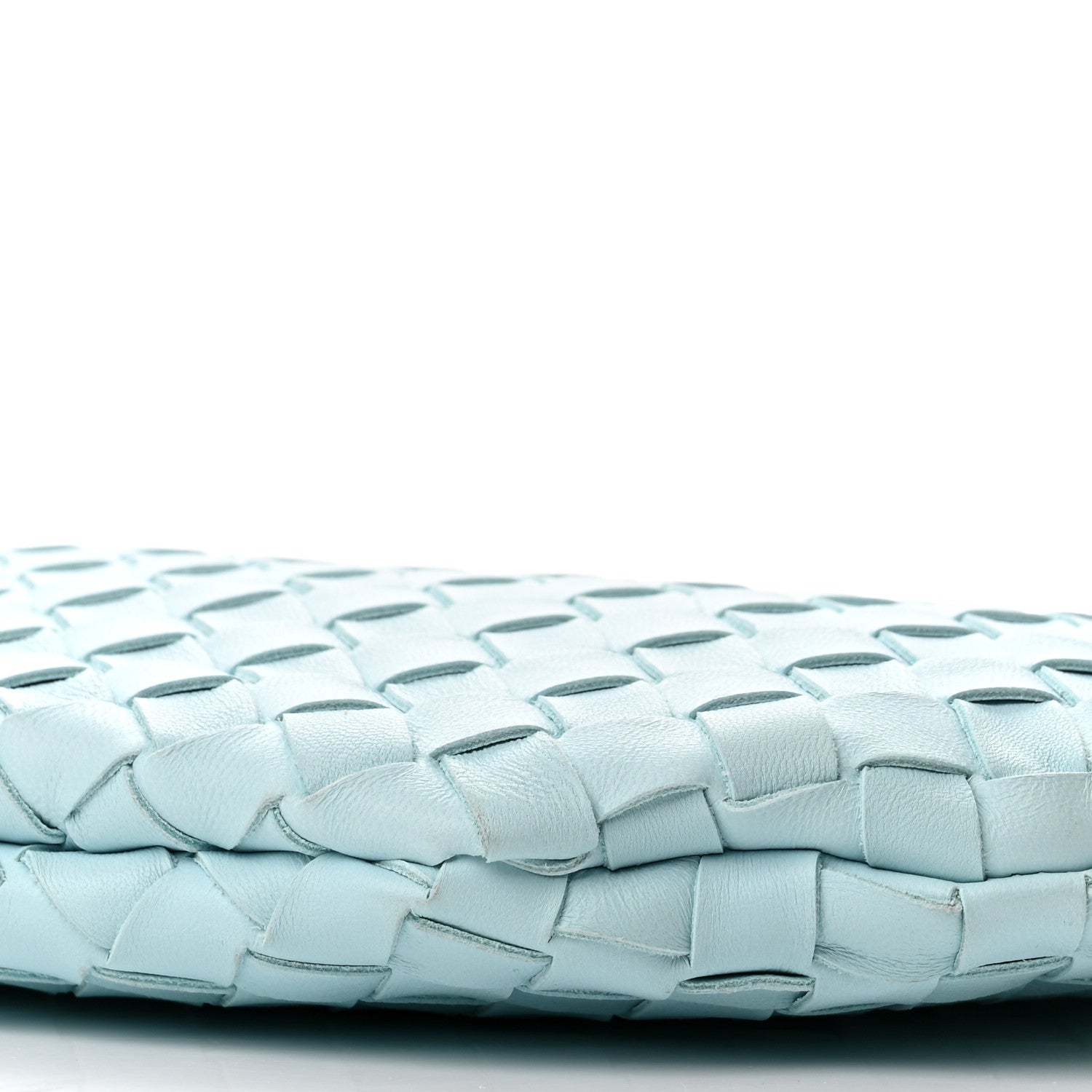 Bottega Veneta Nappa Intrecciato Small Turn Pouch Teal Washed 9 of 9