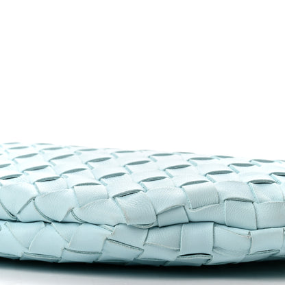 Bottega Veneta Nappa Intrecciato Small Turn Pouch Teal Washed 9 of 9