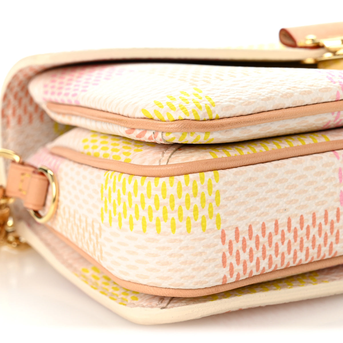 Louis Vuitton Damier Giant Pochette Metis East West Peach 8 of 10