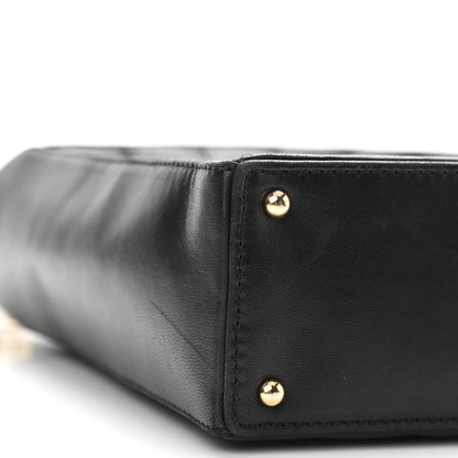 Chanel Lambskin Quilted Small Chocolate Bar Shoulder Bag Black 9 of 11
