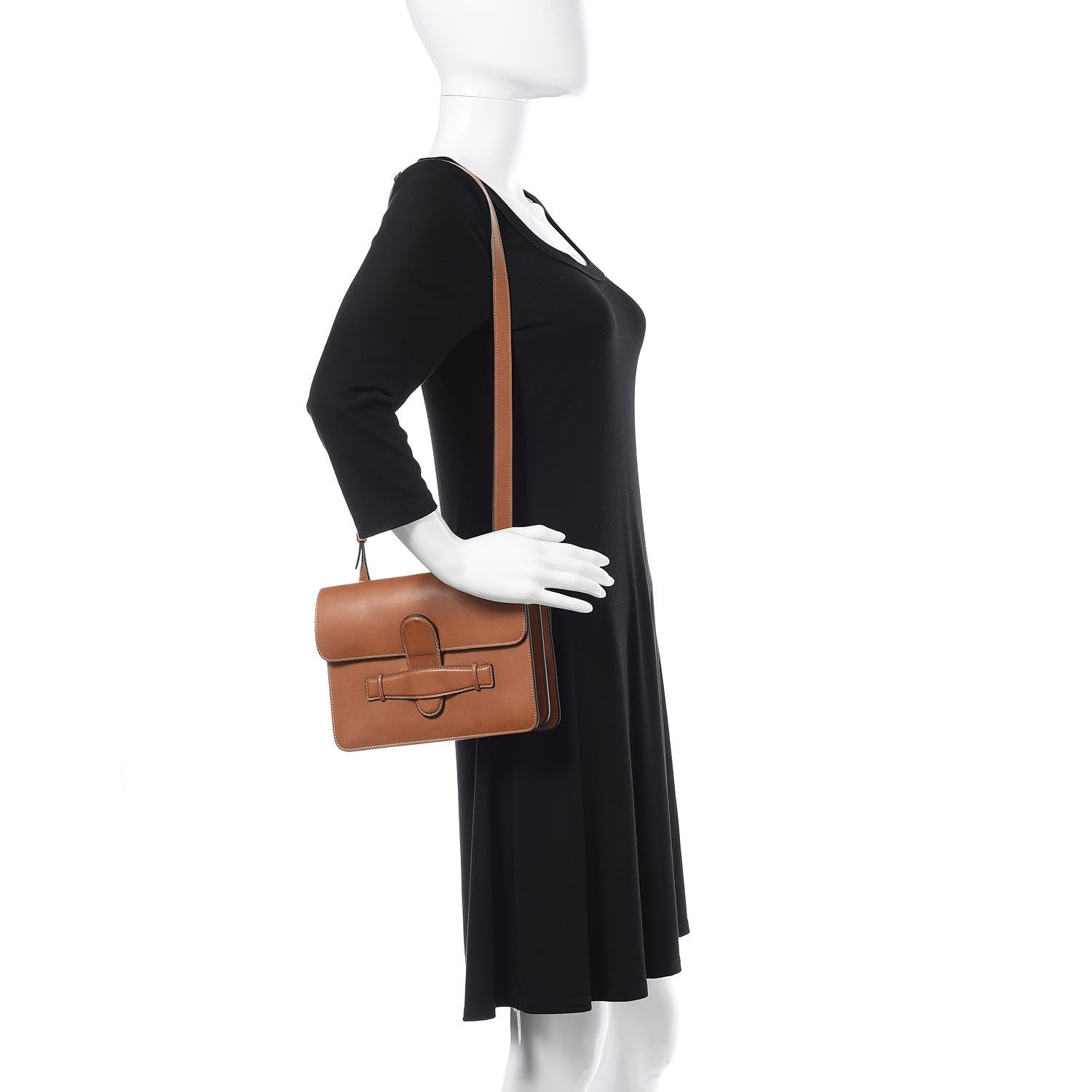 Celine Natural Calfskin Medium Symmetrical Bag Tan 2 of 15