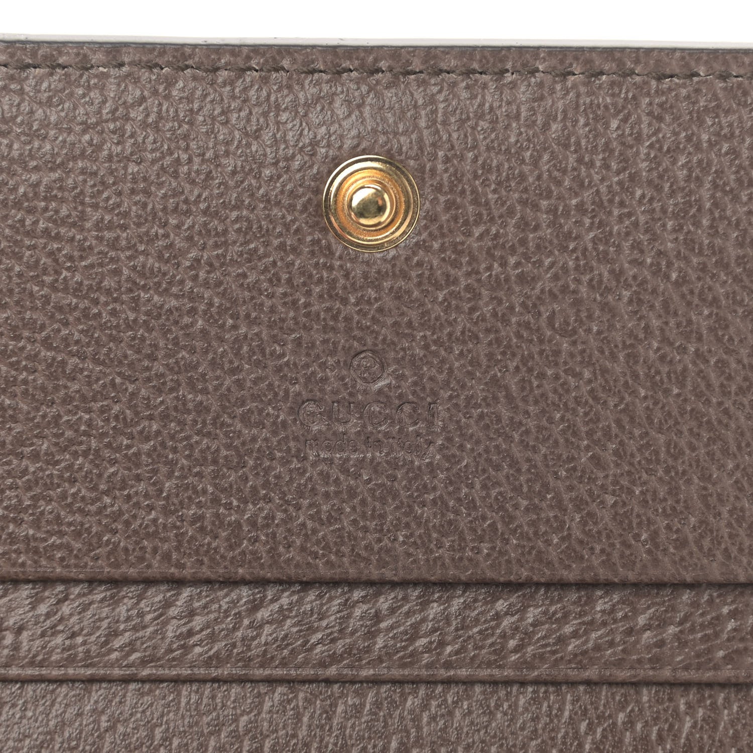 Gucci GG Supreme Monogram Web Ophidia Chain Card Case Wallet Beige New Acero 7 of 10