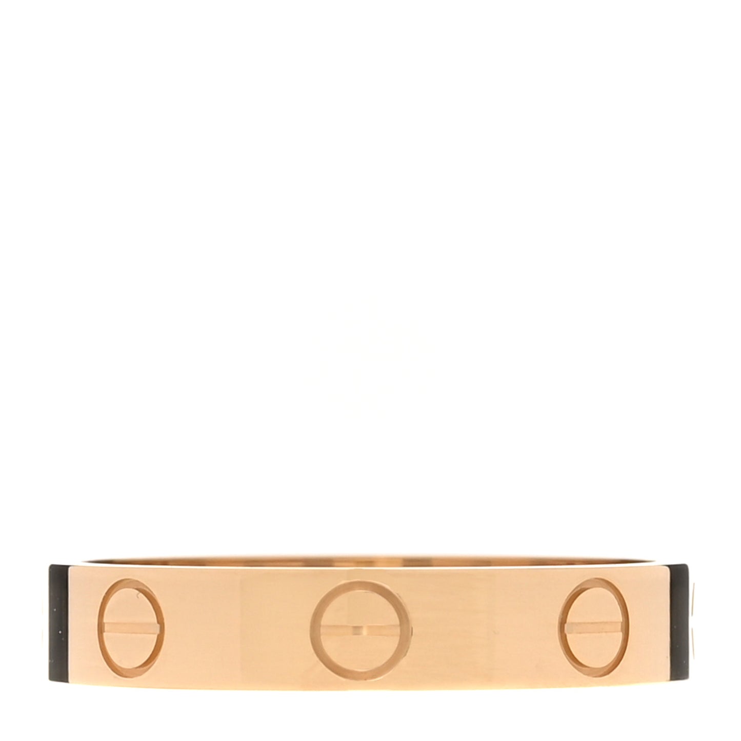 18K Yellow Gold 3.5mm LOVE Wedding Band Ring 53 6.5